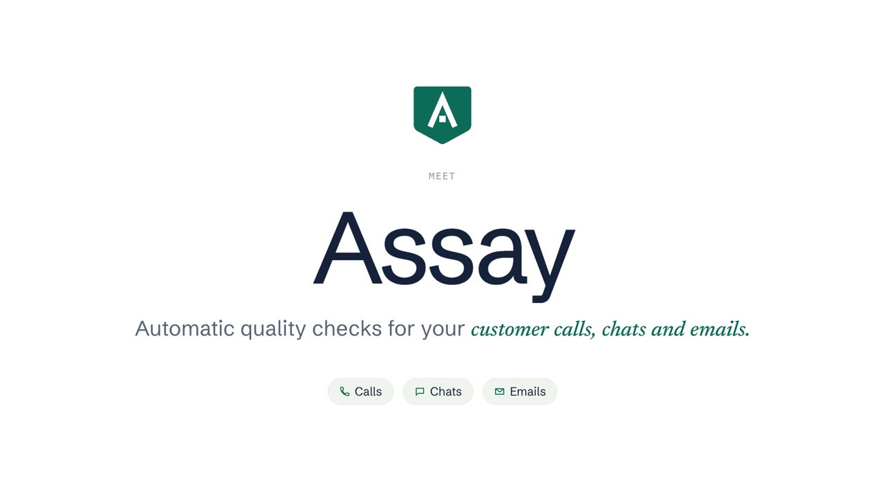 Assay showing a customer call with one line flagged against a rule.